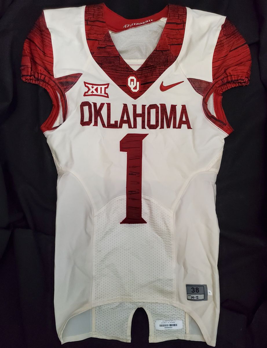 Oklahoma sooners bring shop the wood jersey